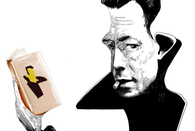 Ilustração: Albert Camus por Fabio Miraglia