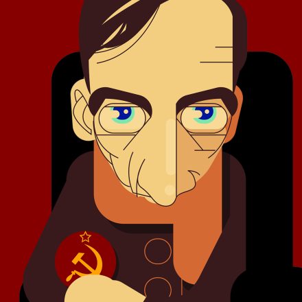 Ilustração: Andrei Platónov por Fabio Abreu