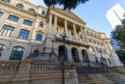 Fachada da Biblioteca Nacional, que segue sem diretor há mais de um mês