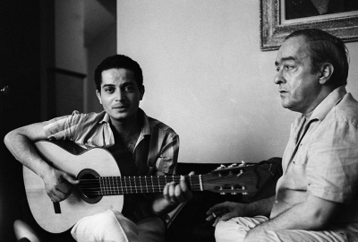 Baden Powell com Vinicius de Moraes, em 1965