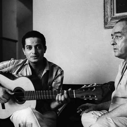 Baden Powell com Vinicius de Moraes, em 1965