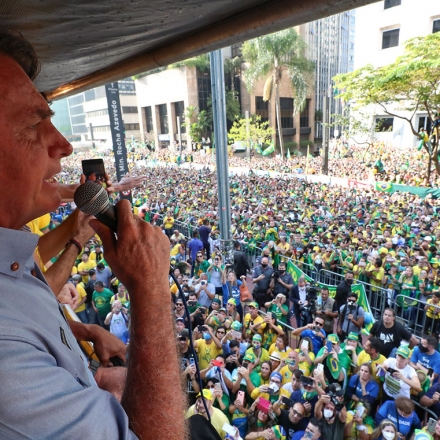 Bolsonaro nas manifestações de 7 de Setembro