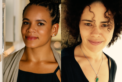 As poetas Calila das Mercês e Nina Rizzi
