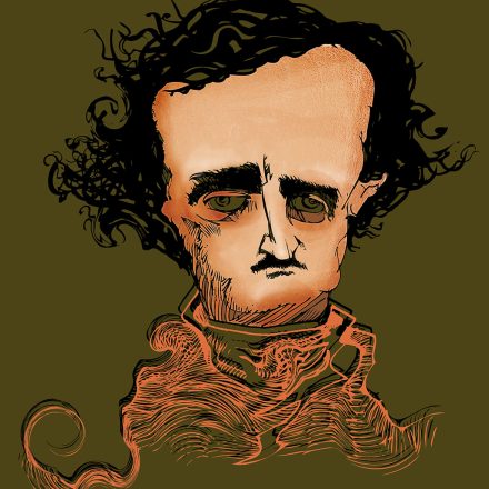 Edgar Allan Poe por Ramon Muniz