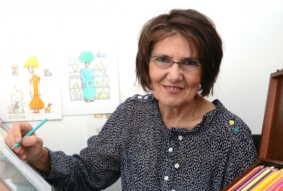 Eva Furnari, autora de A bruxa Zelda e os 80 docinhos