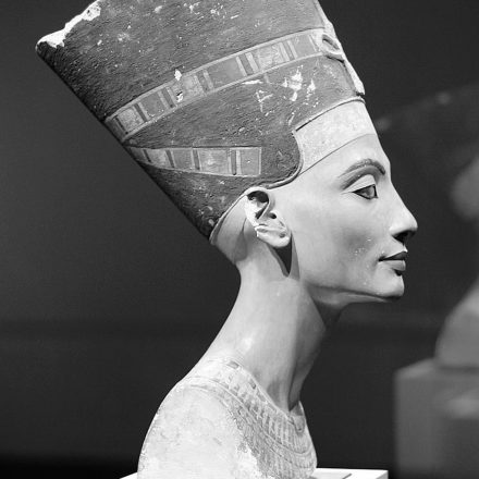 Nefertiti no Museu Egípcio de Berlim.