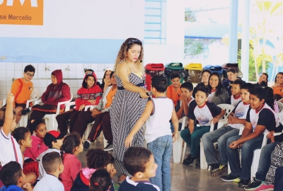 Contação de Histórias em Salto de Pirapora (foto Leandro Jesus)