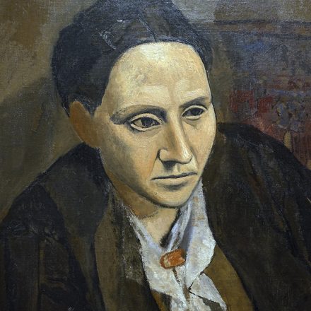 Gertrude Stein em pintura de Pablo Picasso