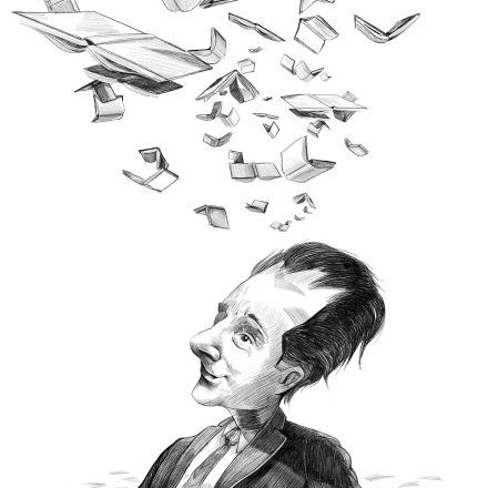 Ilustração: Italo Calvino por Fabio Miraglia