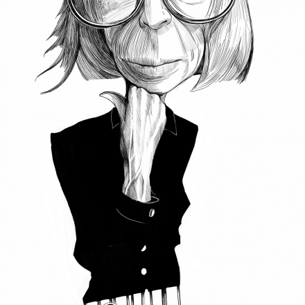 Ilustração: Joan Didion por Fabio Miraglia