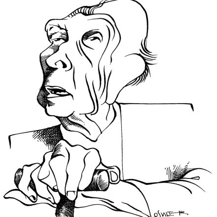 Jorge Luis Borges por Osvalter