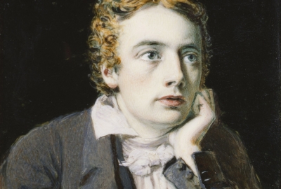 Detalhe do retrato de John Keats por Joseph Severn (1819)