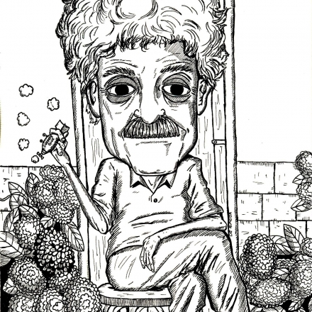 Kurt Vonnegut por Dê Almeida