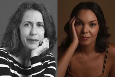 A romancista Silvana Tavano e a poeta Ana Maria Vasconcelos