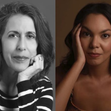 A romancista Silvana Tavano e a poeta Ana Maria Vasconcelos