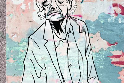 Ilustração: Peter Handke por Oliver Quinto