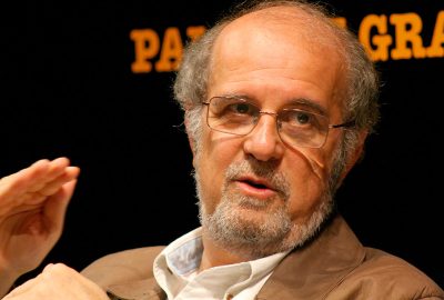 Roberto Pompeu de Toledo no Paiol Literario. Foto: Matheus Dias