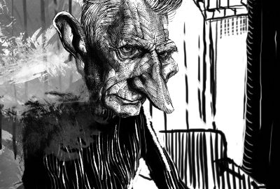 Samuel Beckett por Robson Vilalba