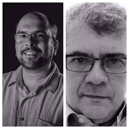 Diogo Monteiro e Fábio Horácio-Castro, vencedores do Prêmio Sesc de Literatura 2021