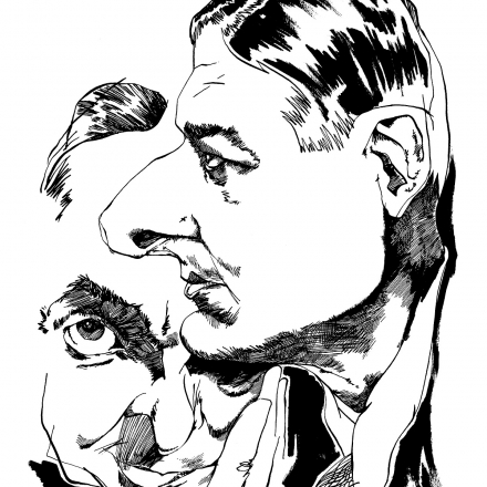 Ilustração: T. S. Eliot por Osvalter