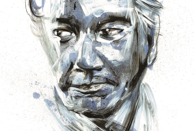 Ilustração: Thomas Bernhard por Robson Vilalba