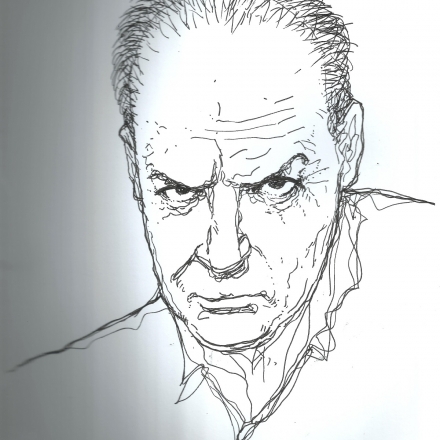 Ilustração: Vladimir Nabokov por José Luiz Tahan