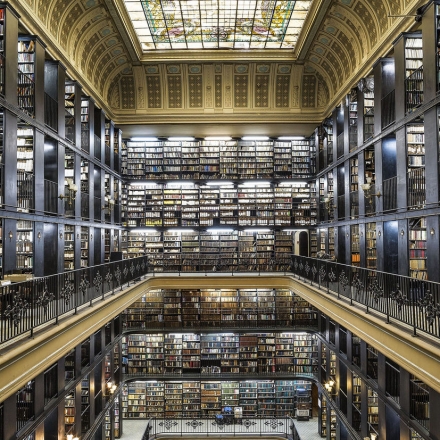 Interior da Biblioteca Nacional, no Rio de Janeiro