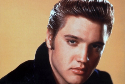 O cantor americano Elvis Presley