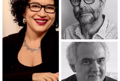 Ao autores Viviane Mosé, Marçal Aquino (acima) e Milton Hatoum