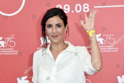 Mandatory Credit: Photo by Maria Laura Antonelli/Shutterstock (9832024r)
Francesca Mannocchi
'The Lost Souls of Mosul' photocall, 75th Venice International Film Festival, Italy - 30 Aug 2018