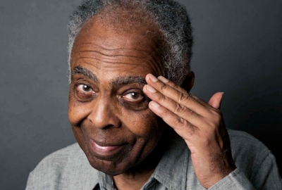 O músico Gilberto Gil, no imortal da Academia Brasileira de Letras