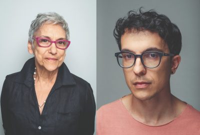 Nina Virgínia e Paulo Sérgio de Souza Jr, autores de "A língua materna"