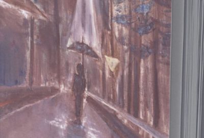 Detalhe da capa do livro de contos "Janaína queria morrer"