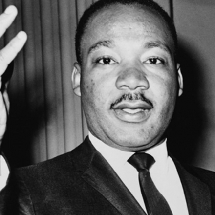 O ativista e escritor Martin Luther King