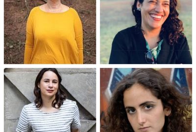 As escritoras brasileiras Micheliny Verunschk, Maria Fernanda Elias Maglio, Ana Martins Marques e Tatiana Salem Levy, que estão na final do Prêmio Oceanos 2022