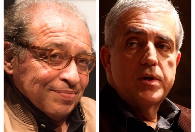 Os escritores Ruy Castro e José Castello, que a partir de abril ministram cursos na Estação das Letras