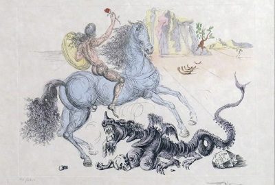 São Jorge e o dragão, de Salvador Dalí