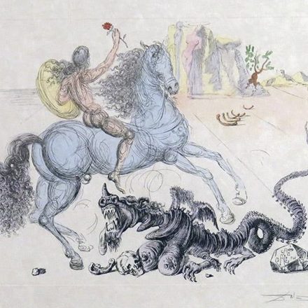 São Jorge e o dragão, de Salvador Dalí