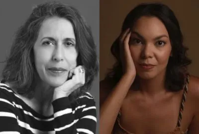 A romancista Silvana Tavano e a poeta Ana Maria Vasconcelos